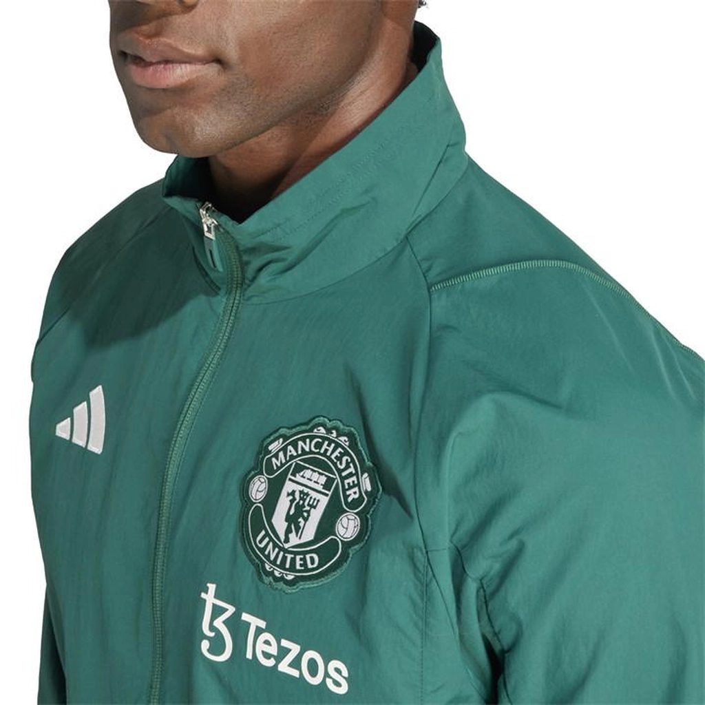 Adidas Originals Manchester United Tiro Presentation Track Top 2023 2024 Adults - Green